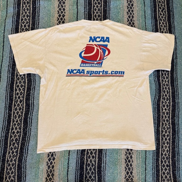 Delta Other - NCAA Basketball Graphic T-Shirt Mens XL White Delta Magnum Weight Short Sleeve